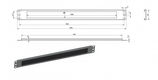 Hyperline BPB19-1U-RAL9005 Фальш-панель на 1U