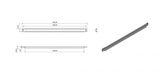 Hyperline BPV-0.5-RAL9005 Фальш-панель на 0.5U