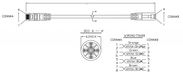 Hyperline PC-LPM-UTP-RJ45-RJ45-C6-15M-LSZH-GY Патч-корд U/UTP