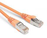 Патч-корд F/ UTP Hyperline PC-LPM-STP-RJ45-RJ45-C6-0.5M-LSZH-OR