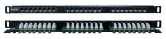 Hyperline PPHD-19-24-8P8C-C5E-110D Патч-панель высокой плотности 19" Hyperline PPHD-19-24-8P8C-C5E-110D Патч-панель высокой плотности 19"