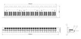 Hyperline PP2-19-24-8P8C-C6A-110D Патч-панель 19"