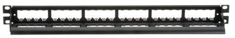 PANDUIT CP24WSBLY Модульная цельнометаллическая патч-панель Mini-Com® 19"