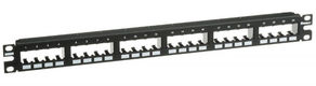 PANDUIT CPP24FMWBLY 24-портовая патч-панель с установленными сзади лицевыми панелями PANDUIT CPP24FMWBLY 24-портовая патч-панель с установленными сзади лицевыми панелями