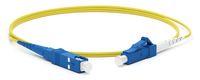 Hyperline FC-S2-9-LC/UR-SC/UR-H-1M-LSZH-YL Патч-корд волоконно-оптический (шнур) SM 9/125 (OS2)
