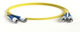 Патч-корд волоконно-оптический SM 9/ 125 (OS2) Hyperline FC-D2-9-FC/ UR-FC/ UR-H-1M-LSZH-YL (шнур) FC-D2-9-FC/UR-FC/UR-H-1M-LSZH-YL