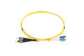 Hyperline FC-D2-9-FC/UR-LC/UR-H-1M-LSZH-YL Патч-корд волоконно-оптический (шнур) SM 9/125 (OS2)