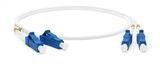 Патч-корд волоконно-оптический SM 9/ 125 (G.657) Hyperline FC-D2-9A1-LC/ UR-LC/ UR-H-1M-LSZH-WH (шнур) FC-D2-9A1-LC/UR-LC/UR-H-1M-LSZH-WH