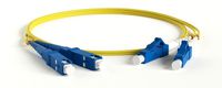 Hyperline FC-D2-9-LC/UR-SC/UR-H-0.5M-LSZH-YL Патч-корд волоконно-оптический (шнур) SM 9/125 (OS2)