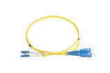 Патч-корд волоконно-оптический SM 9/ 125 (OS2) Hyperline FC-D2-9-LC/ UR-SC/ UR-H-1M-LSZH-YL (шнур) FC-D2-9-LC/UR-SC/UR-H-1M-LSZH-YL
