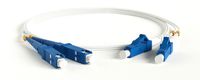 Hyperline FC-D2-9A1-LC/UR-SC/UR-H-1M-LSZH-WH Патч-корд волоконно-оптический (шнур) SM 9/125 (G.657)