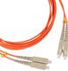 Hyperline FC-D2-62-SC/PR-SC/PR-H-10M-LSZH-OR Патч-корд волоконно-оптический (шнур) MM 62.5/125