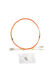 Hyperline FC-D2-50-LC/PR-LC/PR-H-1M-LSZH-OR Патч-корд волоконно-оптический (шнур) MM 50/125