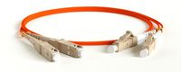 Hyperline FC-D2-50-LC/PR-SC/PR-H-2M-LSZH-OR Патч-корд волоконно-оптический (шнур) MM 50/125