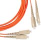 Hyperline FC-D2-50-SC/PR-SC/PR-H-3M-LSZH-OR Патч-корд волоконно-оптический (шнур) MM 50/125