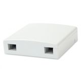 Оптическая абонентская розетка Hyperline FO-WB86-FTTH-2UN-WH (без адаптера)&nbsp;<img style='position: relative;margin:0' src='/image/only_to_order_edit.gif' alt='На заказ' title='На заказ' />