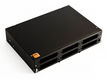 Hyperline FO-19V-2U-6xSLT-W130H30-48UN-BK Бокс оптический универсальный 19" выдвижной Hyperline FO-19V-2U-6xSLT-W130H30-48UN-BK Бокс оптический универсальный 19" выдвижной