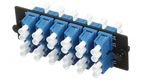 PANDUIT FAP12WBUDLCZ Панель OPTICOM для 12 LC дуплексных одномодовых оптических адаптеров с муфтами из циркониевой керамики (синий) PANDUIT FAP12WBUDLCZ Панель OPTICOM для 12 LC дуплексных одномодовых оптических адаптеров с муфтами из циркониевой керамики (синий)