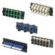 PANDUIT FAP12WBUDLCZ Панель OPTICOM для 12 LC дуплексных одномодовых оптических адаптеров с муфтами из циркониевой керамики (синий)