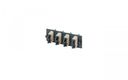 PANDUIT FAP4WEIDSCZ Панель OPTICOM для 4 SC дуплексных многомодовых оптических адаптеров с муфтами из циркониевой керамики (слоновая кость)