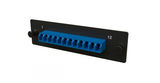 Панель для FO-19BX с 12 LC адаптерами Hyperline FO-FPM-W120H32-12LC-BL