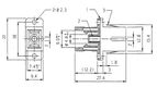 Hyperline FA-P11Z-SC/SC-N/BK-BL Оптический проходной адаптер SC-SC Hyperline FA-P11Z-SC/SC-N/BK-BL Оптический проходной адаптер SC-SC