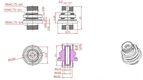 Hyperline FA-S00Z-FC/FC-N/WH-SL Оптический проходной адаптер FC-FC
