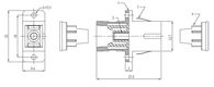Hyperline FA-P11Z-SC/SC-N/BK-GN Оптический проходной адаптер SC-SC Hyperline FA-P11Z-SC/SC-N/BK-GN Оптический проходной адаптер SC-SC