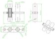 Hyperline FA-S01Z-DST/DST-N/RD-SL Оптический проходной адаптер ST-ST