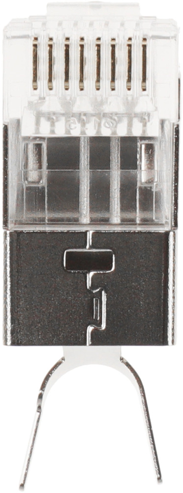 Hyperline PLUG-8P8C-UV-C6-TW-SH-10 Разъем RJ-45(8P8C) под витую пару