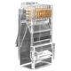 Hyperline PLUG-8P8C-U-C6-100 Разъем RJ-45(8P8C) под витую пару