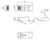 Hyperline PLUG-8P8C-UV-C6A-SH-50 Разъем RJ-45(8P8C) под витую пару