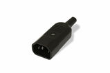 Разъем IEC 60320 C14 220В 10A на кабель Hyperline CON-IEC320C14 (плоские выступающие штыревые контакты в пластиковом обрамлении)&nbsp;<img style='position: relative;margin:0' src='/image/only_to_order_edit.gif' alt='На заказ' title='На заказ' />