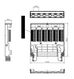 Hyperline PPTR-CSS-6xRJ45-C6-U-GY Кассета для медных претерминированных решений