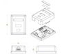 Hyperline SB1-1-8P8C-C5e-WH Розетка компьютерная RJ-45(8P8C) Hyperline SB1-1-8P8C-C5e-WH Розетка компьютерная RJ-45(8P8C)