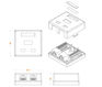 Hyperline SB1-2-8P8C-C6-SH-WH Розетка компьютерная RJ-45(8P8C) Hyperline SB1-2-8P8C-C6-SH-WH Розетка компьютерная RJ-45(8P8C)