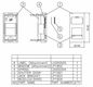 Hyperline SIP2-1K-M45-22.5 Вставка 45x22,5 (аналог Mosaic) для 1 модуля формата Keystone Jack