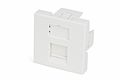 Hyperline SIP2-1K-M45-45 Вставка 45x45 (аналог Mosaic) для 1 модуля формата Keystone Jack Hyperline SIP2-1K-M45-45 Вставка 45x45 (аналог Mosaic) для 1 модуля формата Keystone Jack