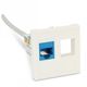 Hyperline SIP2-2N-M45-45 Вставка 45x45 (аналог Mosaic) для 2х модулей формата Keystone Jack Hyperline SIP2-2N-M45-45 Вставка 45x45 (аналог Mosaic) для 2х модулей формата Keystone Jack