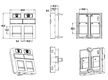 Hyperline SIP3-2K-M45-45 Вставка 45x45 (аналог Mosaic) для 2х модулей Keystone Jack Hyperline SIP3-2K-M45-45 Вставка 45x45 (аналог Mosaic) для 2х модулей Keystone Jack