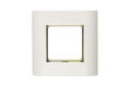 Hyperline FP-M45-1-WH Лицевая панель 80х80мм для 2-х модулей 45х22.5 (аналогов Mosaic) Hyperline FP-M45-1-WH Лицевая панель 80х80мм для 2-х модулей 45х22.5 (аналогов Mosaic)