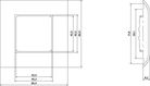 Hyperline FP-M45-1-WH Лицевая панель 80х80мм для 2-х модулей 45х22.5 (аналогов Mosaic) Hyperline FP-M45-1-WH Лицевая панель 80х80мм для 2-х модулей 45х22.5 (аналогов Mosaic)