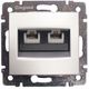 LEGRAND 770139 Модуль розетки телефонной 2xRJ11