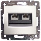 Модуль розетки телефонной 2xRJ11 LEGRAND 770139