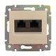 LEGRAND 774147 Модуль розетки информационной 2хRJ45