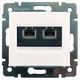LEGRAND 774247 Модуль розетки информационной 2хRJ45