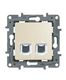 LEGRAND 672352 Модуль розетки двойной RJ11+RJ45