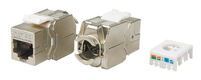 Hyperline KJ8-8P8C-C5e-180-TLS-SH-F-WH Вставка Keystone Jack RJ-45(8P8C)