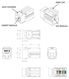 Hyperline KJNE-8P8C-C6-90-BK Вставка Keystone Jack RJ-45(8P8C)