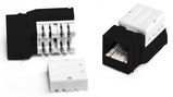 Вставка Keystone Jack RJ-45 Hyperline KJNE-8P8C-C6-90-BK (8P8C)